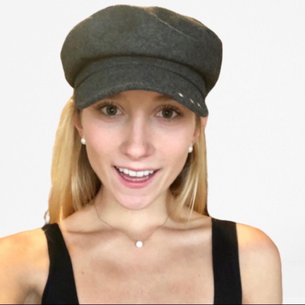 Cabbie hat grey